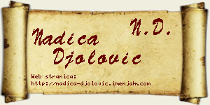 Nadica Đolović vizit kartica